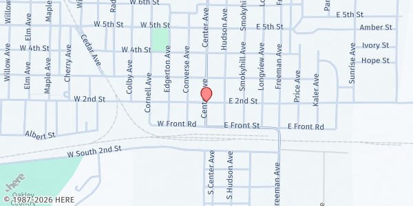 Map showing City Of Oakley – Gateway Fellowship Church at , Oakley, KS
