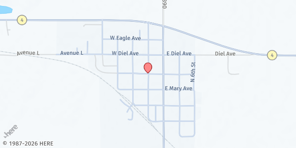 Map showing City of Otis at , Otis, KS