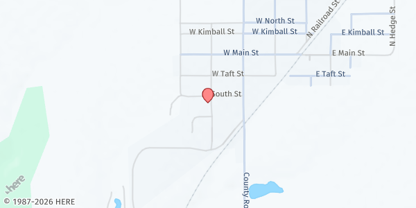 Map showing Helping Hands & Hearts at 310 S. Walnut St., Parker, KS