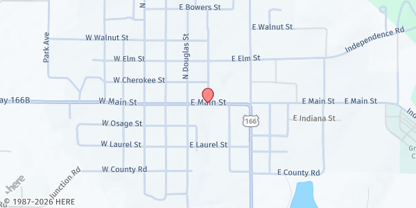 Map showing Sedan Skil at , Sedan, KS