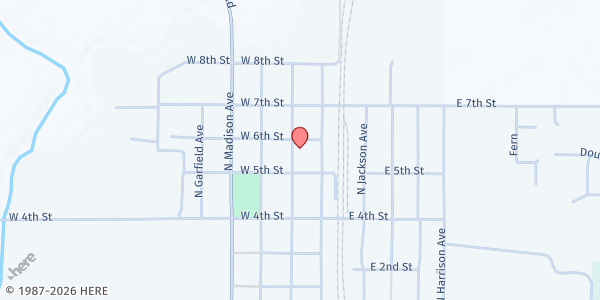 Map showing City of Sedgwick - City Hall at 520 North Commercial Avenue, Sedgwick, KS