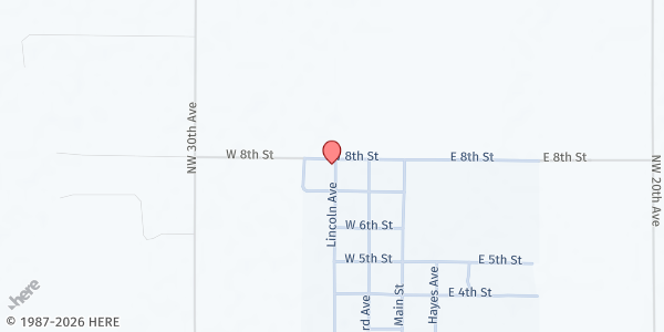 Map showing Seward Oldies - Church Hall at 705 Lincoln Avenue, Seward, KS
