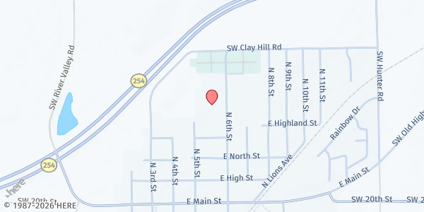 Map showing Mom's Pantry at Towanda Primary School at 501 N. 6th St., Towanda, KS
