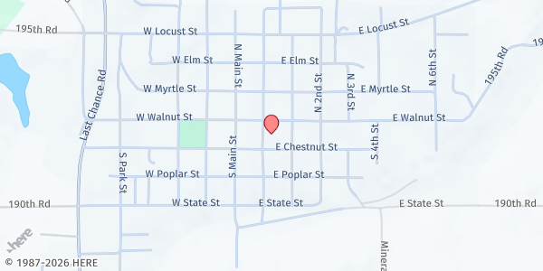 Map showing Christian Church at 120 S Liberty St, Troy, KS