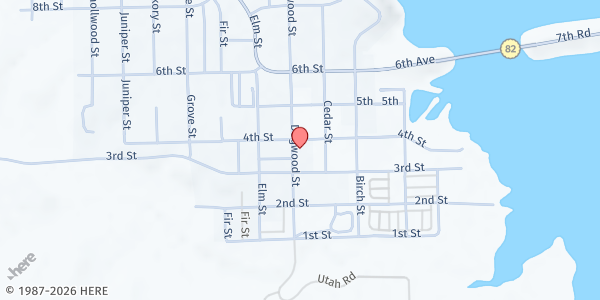 Map showing Scanolli's at 306 Dogwood Street, Wakefield, KS
