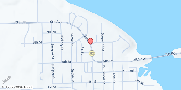 Map showing Wakefield Food Pantry at , Wakefield, KS