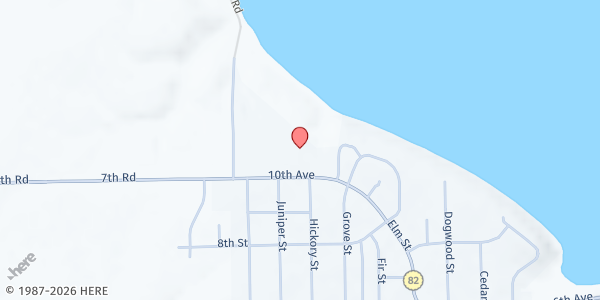 Map showing Wakefield Food Pantry at 702 10th St., Wakefield, KS