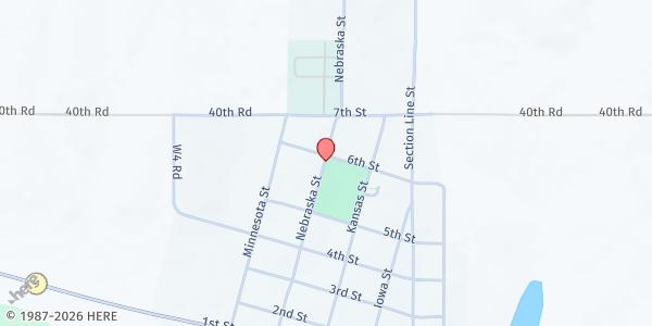 Map showing Wetmore Bible Church Food Pantry at , Wetmore, KS