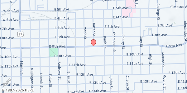 Map showing Winfield Food Pantry at , Winfield, KS