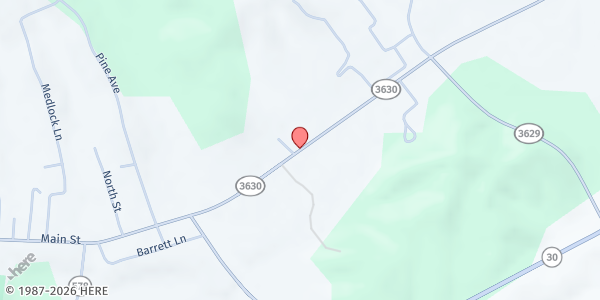 Map showing New Zion Food Pantry at 4537 Kentucky Hwy 3630, Annville, KY