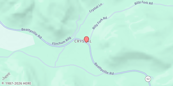 Map showing Community Action Program - Beattyville at Irvine Rd, Beattyville, KY