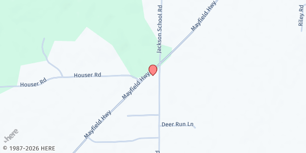 Map showing Bags of Hope Benton KY at 3265 Mayfield Highway, Benton, KY