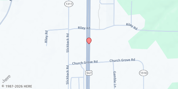 Map showing Helping Hands (Three Crosses) at 845 US Hwy 641 Spur, Benton, KY