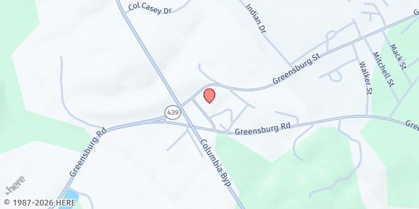 Map showing Seventh-day Adventist Church at 100 SDA Church Rd., Bliss, KY