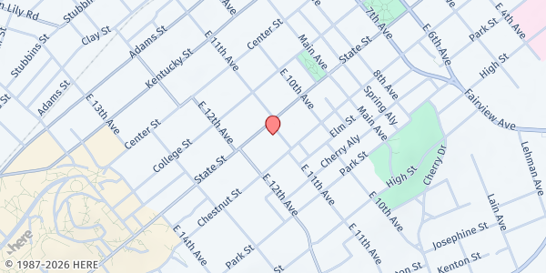 Map showing Community Grocery Store at 1106 State Street, Bowling Green, KY