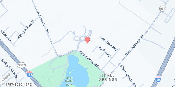 Map showing St Vincent Depaul Holy Spirit at 4754 Smallhouse Rd, Bowling Green, KY