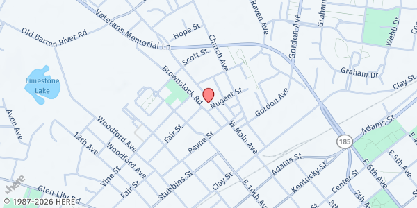 Map showing The Salvation Army - Warren at 401 West Main Avenue, Bowling Green, KY