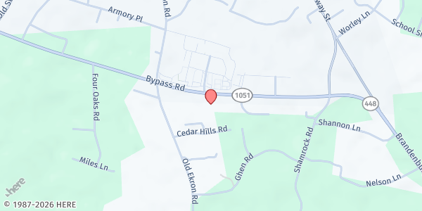 Map showing Journey Church at 515 ByPass Road, Brandenburg, KY