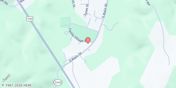 Map showing Feeding the Flock CSFP at 36 Castle Village Drive, Brodhead, KY