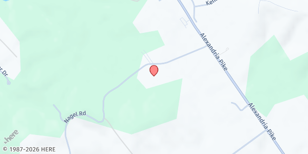 Map showing Plum Creek Christian Center at 961 Nagel Rd., Butler, KY