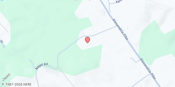 Map showing Plum Creek Christian Center at 961 Nagel Road, Butler, KY