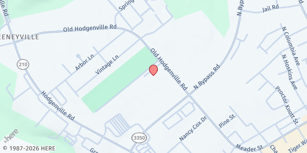 Map showing 3trees Church - Campbellsville at 1375 Hodgenville Road, Campbellsville, KY