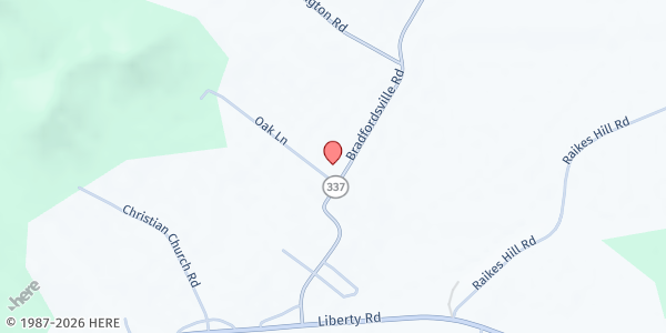 Map showing Blessings of Hope - Campbellsville Ministry Selection Center at 315 Bradfordsville Rd, Campbellsville, KY