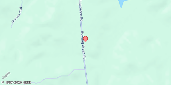 Map showing Caneyville Church of God of Prophecy at 2857 Bowling Green Rd, Caneyville, KY