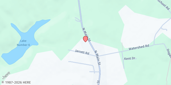 Map showing New Harvest Baptist Church at 815 N Main St, Caneyville, KY