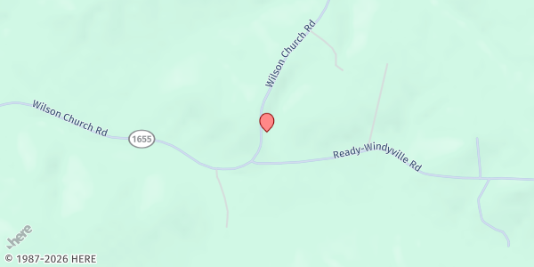 Map showing Old Time Wilson Baptist Church at 2171 Wilson Church Rd, Caneyville, KY