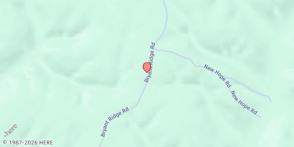 Map showing Wilson Home Church at 3095 Bryant Rd, Caneyville, KY