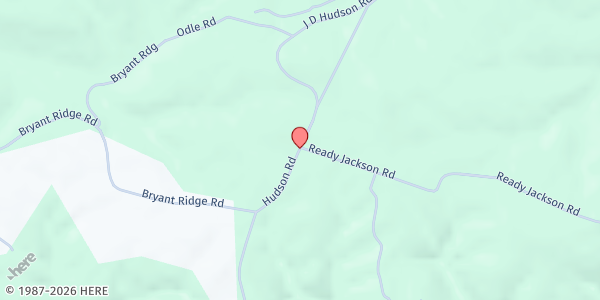 Map showing Wilson Home General Baptist at 3228 Bryant Ridge Road, Caneyville, KY