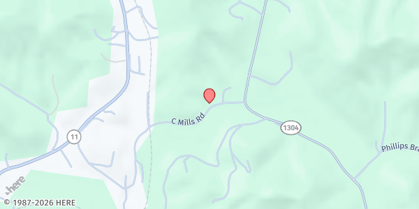 Map showing Appalachian Hands of Hope at 775 C Mills Rd, Cannon, KY