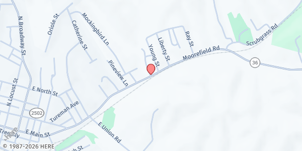 Map showing Food Stamp Office - Carlisle at 311 Moorefield Rd, Carlisle, KY
