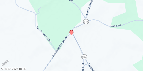 Map showing Center United Methodist Church at 253 Hiseville Center Rd., Center, KY