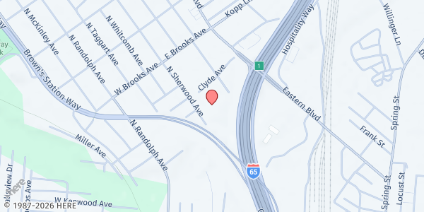 Map showing St. Vincent De Paul Clarksville at , Clarksville, KY
