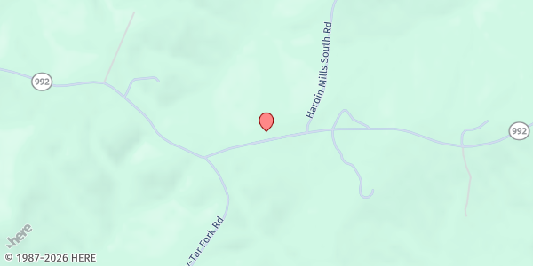 Map showing Calvary Temple at 7124 KY-992, Cloverport, KY