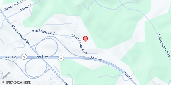 Map showing Crossroads Elementary School at 475 Crossroads Blvd, Cold Spring, KY