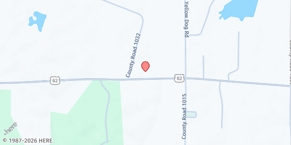 Map showing Bethlehem Baptist Church at 7361 US Hwy. 62, Cunningham, KY