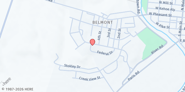 Map showing Community Action Council - Cynthiana at 150 Federal Dr, Cynthiana, KY