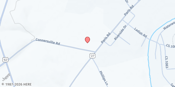 Map showing Social Service Department at 1050 US-27 # 6, Cynthiana, KY