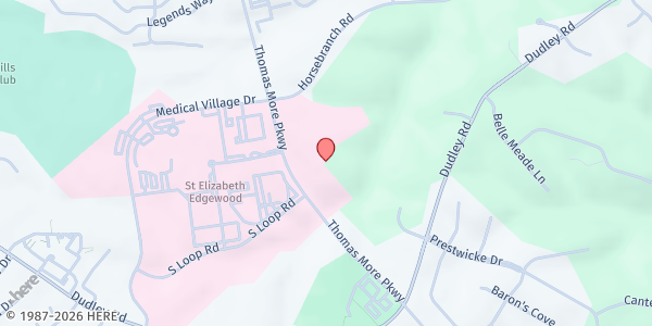 Map showing Gateway Food for Thought Pantry: Edgewood Campus at 790 Thomas More Pkwy., Edgewood, KY
