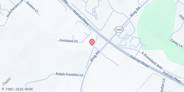 Map showing Cornerstone Church of God at 120 Ruth Lane, Elizabethtown, KY