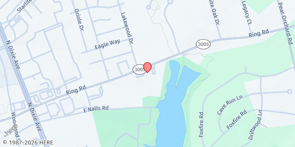 Map showing Lakeside Worship Center at 1801 Ring Rd, Elizabethtown, KY