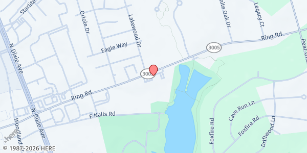 Map showing Lakeside Worship Center at 1801 Ring Rd, Elizabethtown, KY