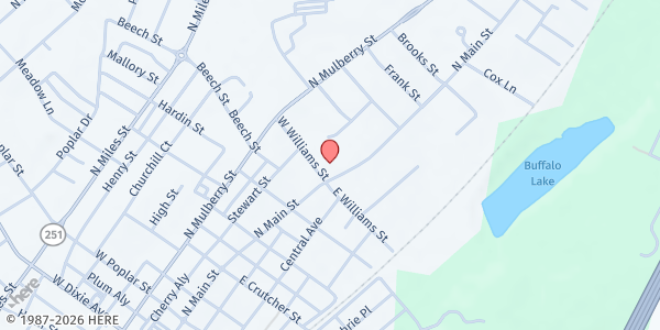 Map showing United Way of Central Kentucky - Elizabethtown at 604 N Main, Elizabethtown, KY