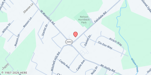 Map showing First Baptist Church Fairdale at , Fairdale, KY