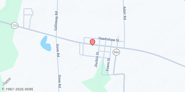 Map showing Community of Christ (FA) at 150 Keystone Dr., Farmington, KY