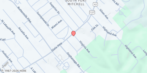 Map showing Ft. Mitchell Live Well at 2439 Dixie Highway, Ft. Mitchell, KY