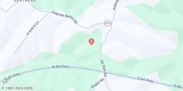 Map showing Gods Pantry - Food Distribution Center at 2360 Mt. Zion Rd., Gertrude, KY